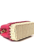 Rattan Taurillon Capucines Mini Magenta