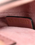 Smooth Calfskin Mini Saddle Bag Antique Pink