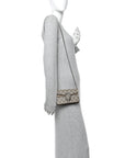 GG Supreme Monogram Super Mini Dionysus Shoulder Bag Taupe