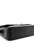 Caviar Quilted Maxi Double Flap Black