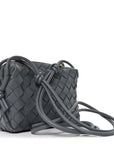 Nappa Intrecciato Mini Loop Camera Bag Thunder