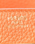 Taurillon Clemence Birkin 30 Orange