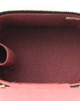 Calfskin Quilted Mini Perfect Fit Vanity Case With Chain Black