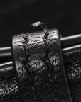 Shiny Nappa Petite Peekaboo I SEE U Satchel Black