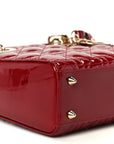 Patent Cannage Small My ABCD1OR Lady D1OR Cherry Red