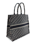 Oblique Large Book Tote Blue Multicolor