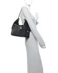 Caviar Quilted Small CHNL 25 Handbag Black