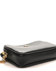 Dollar Calfskin Super Mini GG Marmont Chain Shoulder Bag Black