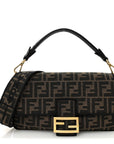 Fabric Jacquard FF 1974 Medium Baguette Tobacco Moro Black