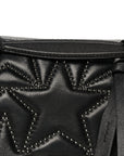 Nappa Star Quilted Studded Small Helia Shoulder Bag Black