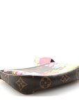 Monogram 2021 Christmas Animation Japanese Garden Mini Pochette Accessories Wisteria Pink
