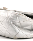 Metallic Lambskin Quilted 2.55 Reissue 227 Flap Silver