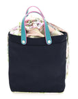 Canvas Taurillon Silk Petit H Tote Multicolor