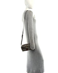 GG Supreme Monogram Web Mini Ophidia Shoulder Bag Brown