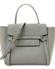 Grained Calfskin Nano Belt Bag Cloud