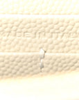 Grain De Poudre Matelasse Chevron Monogram Envelope Chain Wallet Crema Soft