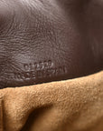 Calfskin Mini Flamenco Knot Bag Chocolate