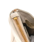 Saffiano Lux Medium Galleria Double Zip Tote Talco