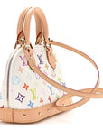 LV x TM Monogram Multicolor Alma BB White