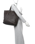 Nappa Intrecciato Large Tote Ebano