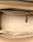 Drummed Calfskin Micro Luggage Dune