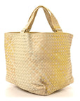 Nappa Intrecciato Nuance Bucket Ombre Tote Yellow