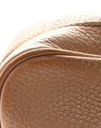 Pebbled Calfskin Small Soho Disco Bag Camelia