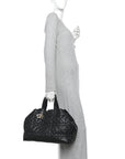 Calfskin Macrocannage Medium Toujours Black