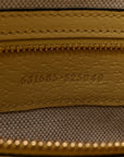 Monogram Jumbo GG Textured Dollar Calfskin Medium Ophidia Shopping Tote Beige Banana