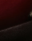 Lambskin Chevron Quilted Mini Square Flap Black