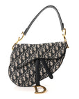 Oblique Saddle Bag Blue