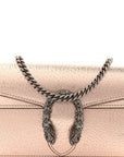 Metallic Calfskin Super Mini Dionysus Shoulder Bag Rose Gold