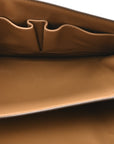 Box Calfskin Medium Classic Box Flap Bag Camel