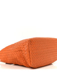 Nappa Intrecciato Bella Tote Orange