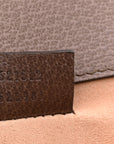 GG Supreme Monogram Textured Dollar Calfskin Top Handle Dionysus Shoulder Bag Beige Ebony New Acero