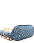Monogram Denim Neo Neverfull MM Blue