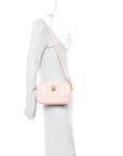 Calfskin Quilted Small Lola Camera Bag Primrose Pink