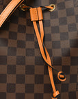 Damier Ebene Neonoe MM Safran