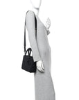 Ultra Matte Calfskin Cannage Small My ABCD1OR Lady D1OR Black
