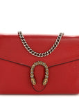 Calfskin Mini Dionysus Chain Wallet Hibiscus Red