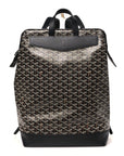 Goyardine Calfskin Cisalpin Backpack Black