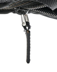 Tessuto Nylon Triangle Shoulder Bag Black