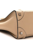 Drummed Calfskin Micro Luggage Dune