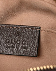 GG Supreme Monogram Web Mini Ophidia Shoulder Bag Brown