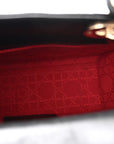 Lambskin Cannage Small My ABCD1OR Lady D1OR Black