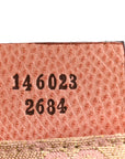 Metallic Monogram Lizard Jackie O Hobo Pink
