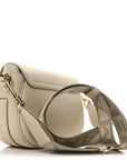 Calfskin Large The Covered J Marc Saddle Bag Cloud White