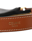 Triomphe Canvas Calfskin Ava Shoulder Bag Tan