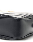 Calfskin Matelasse Monogram Lou Camera Bag Navy