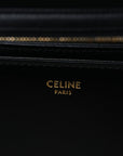 Shiny Calfskin Medium Triomphe Black